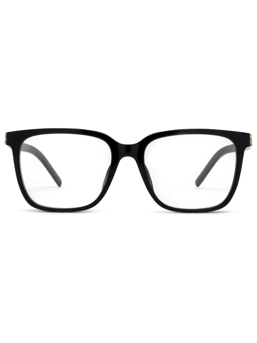 

Очки в квадратной оправе Saint Laurent Eyewear, черный