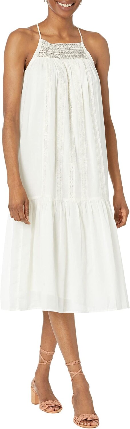 

Кружевное платье макси Lucky Brand, цвет Whisper White