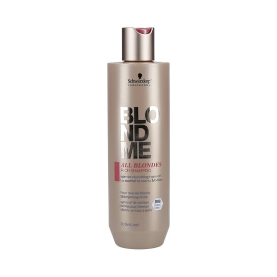 

Интенсивный шампунь для волос, 300 мл SCHWARZKOPF, BLONDME, ALL BLONDES, Schwarzkopf Professional