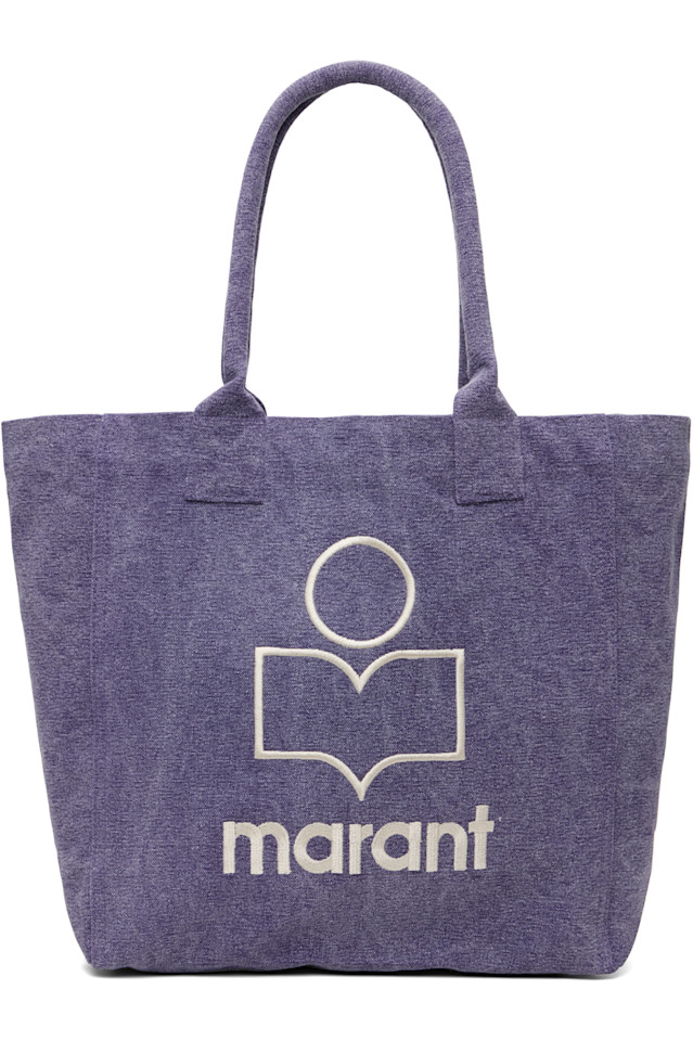 

Isabel Marant Маленькая фиолетовая сумка-тоут из йенки