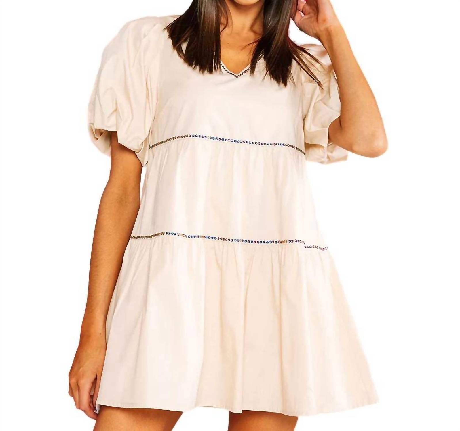 

Платье Tipsy Cowgirl в загаре QUEEN OF SPARKLES, цвет tan