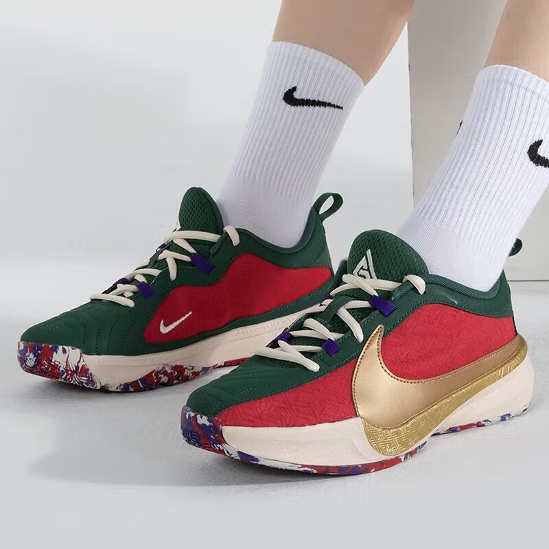 Zoom Freak 5 Keep It A Buck GS Nike, красный золото — фото 3