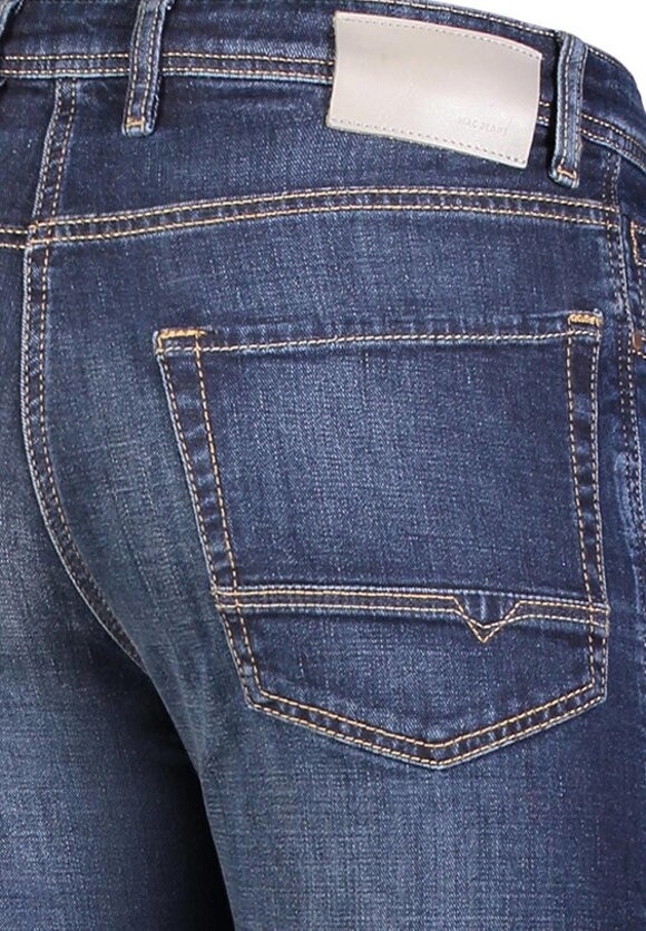 

Джинсы прямого кроя ARNE MAC Jeans, темно-синий деним