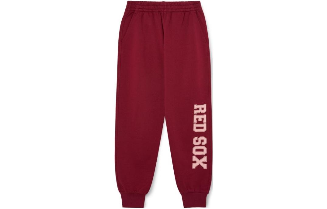 

MLB Бостон Ред Сокс вязаные спортивные штаны унисекс красный