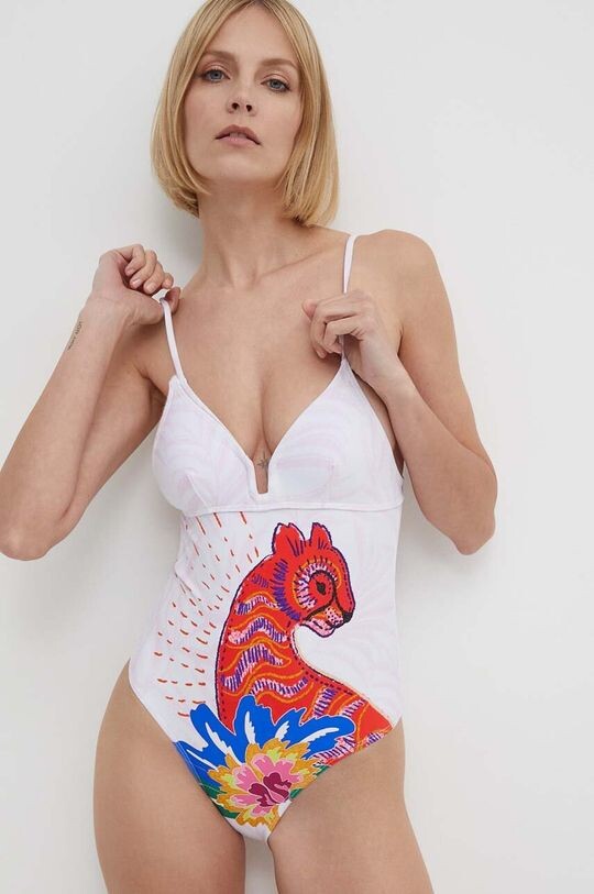 

Слитный купальник PANTER Desigual, белый