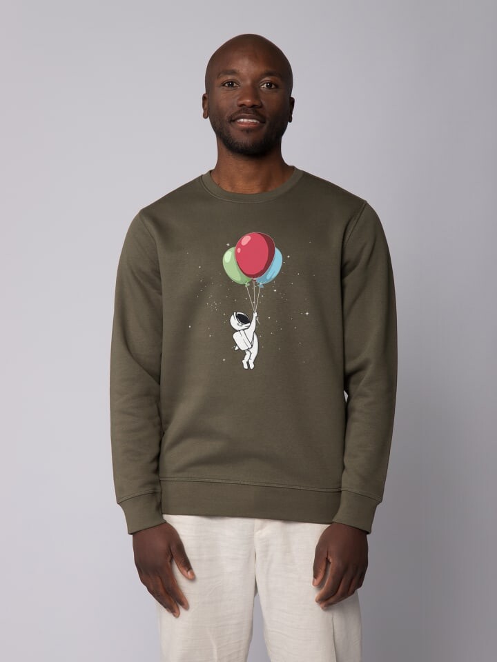 

Толстовка wat Apparel Little Balloon Astronaut, хаки