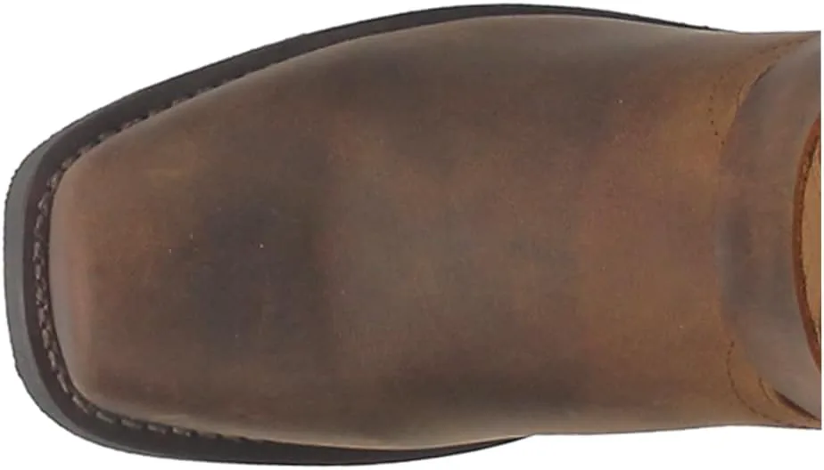 

Мужские ботинки Dingo Dean с квадратным носком, на шнуровке с молнией, мотоботинки повседневные до середины голени - черные, коричневый