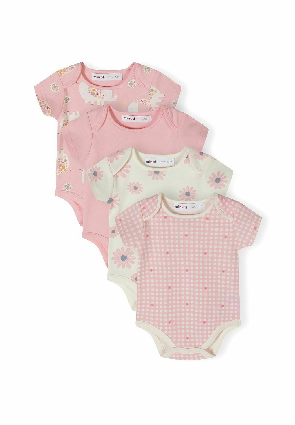 

Боди 4 PACK MINOTI, розовый