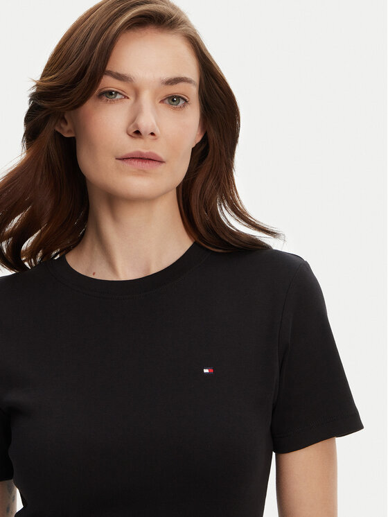 Платье облегающего кроя для повседневной носки New Cody WW0WW42721 Tommy Hilfiger, черный — фото 4