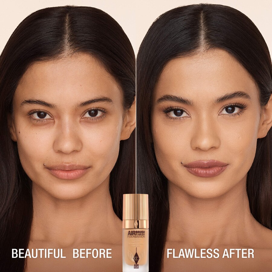 Безупречная матирующая тональная основа Airbrush Flawless Blurring & Matte Full Coverage Foundation Charlotte Tilbury, 1 oz/30 mL, 8 Neutral — фото 2