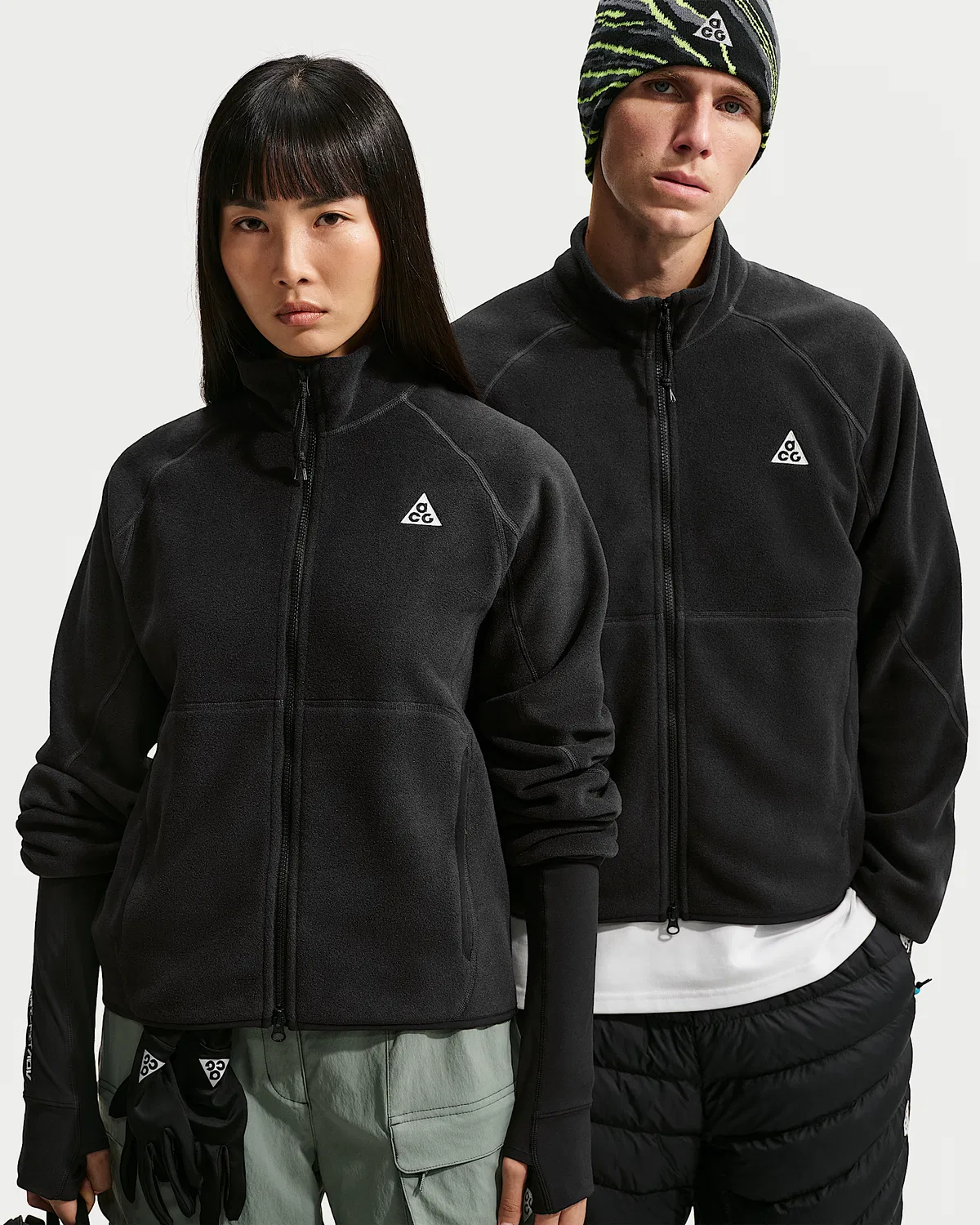 Куртка Nike ACG "Wolf Tree" с полной застежкой-молнией, Black/Black/Black/Summit White