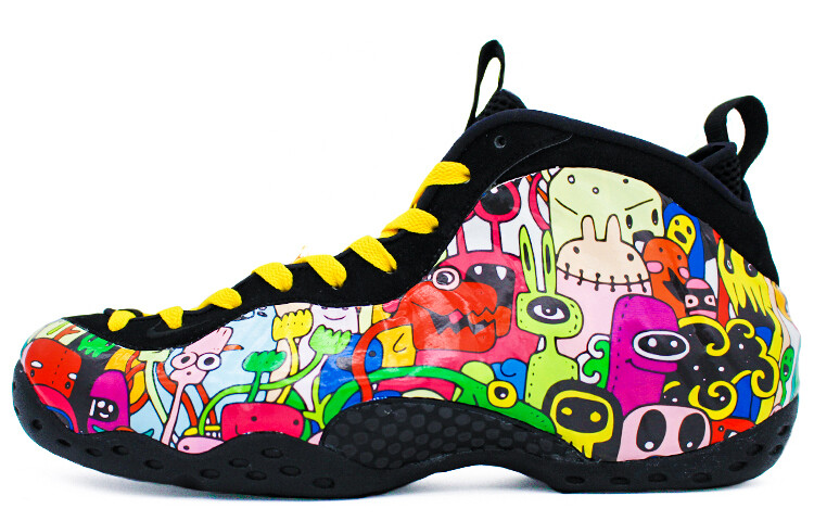 

Кроссовки Nike Foamposite One Vintage Basketball Shoes Unisex Mid-top Brick Red/Thirty Watt, черный