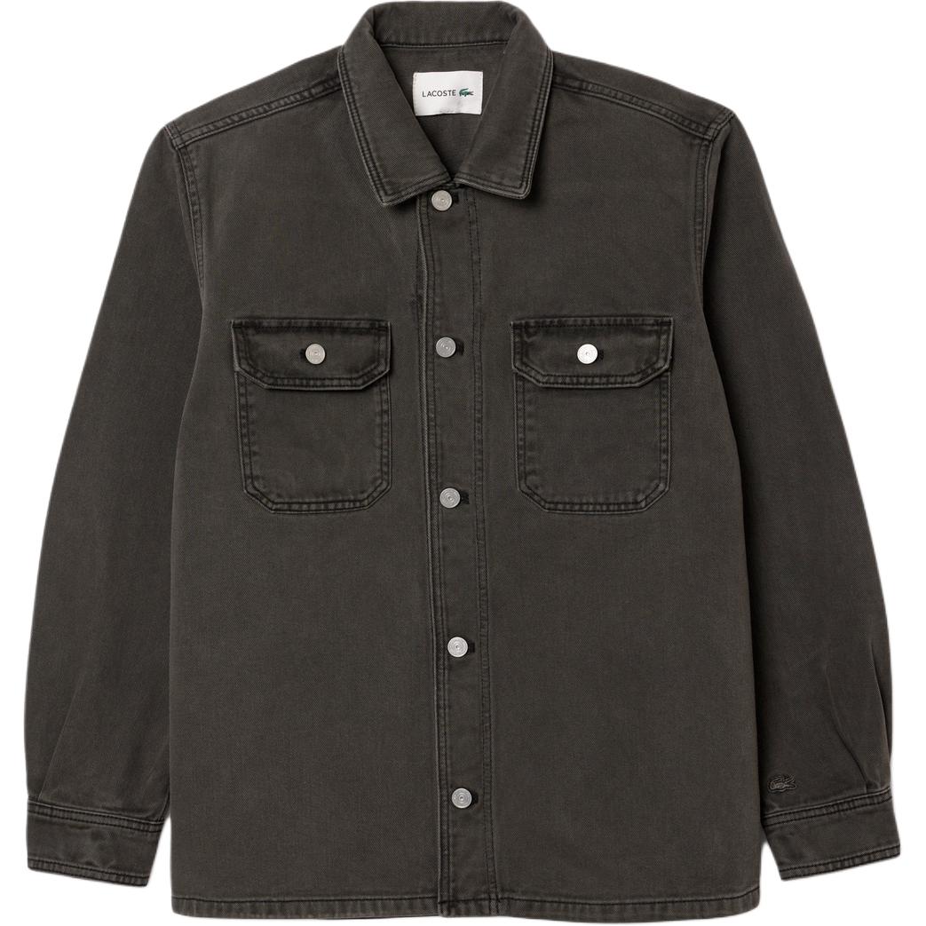 

LACOSTE Джинсовая куртка мужская черная, Black