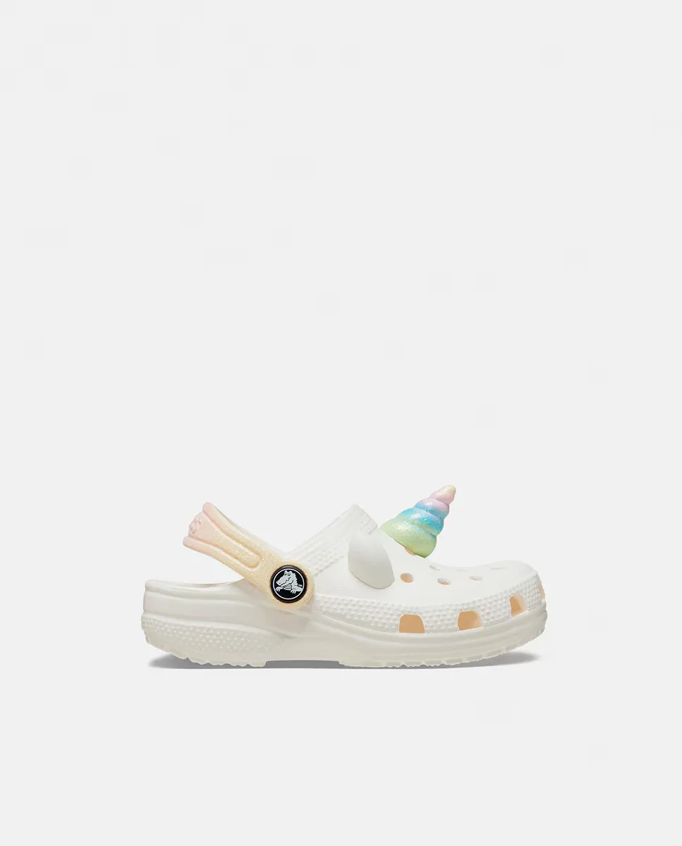 

Детские сабо Crocs Classic IAM Rainbow Unicorn, белый