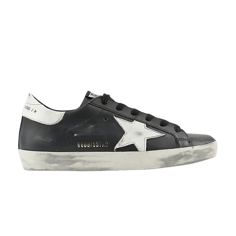 Кроссовки Golden Goose Wmns Superstar Black White, черный