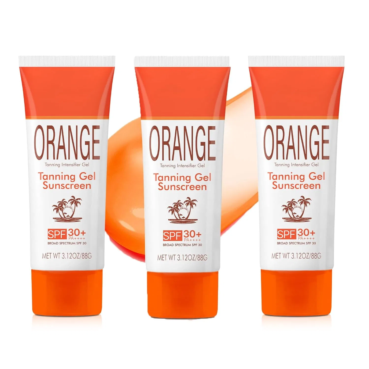 Гель для загара Orange Sun с SPF 30 (3 шт.) Generisch, 3Pc