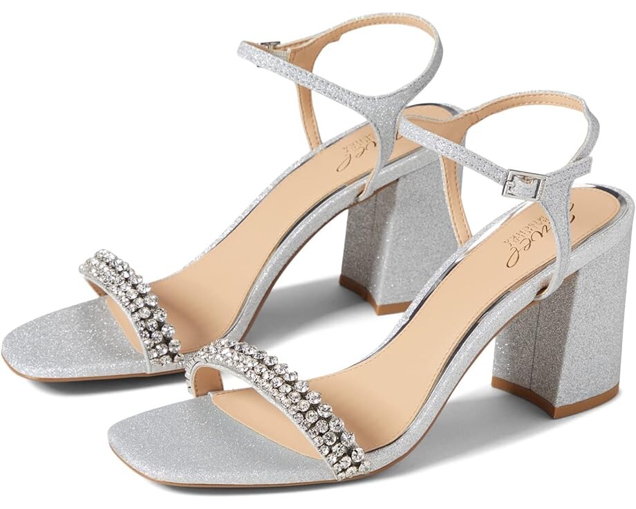 Туфли Jewel Badgley Mischka Lori, серебряный