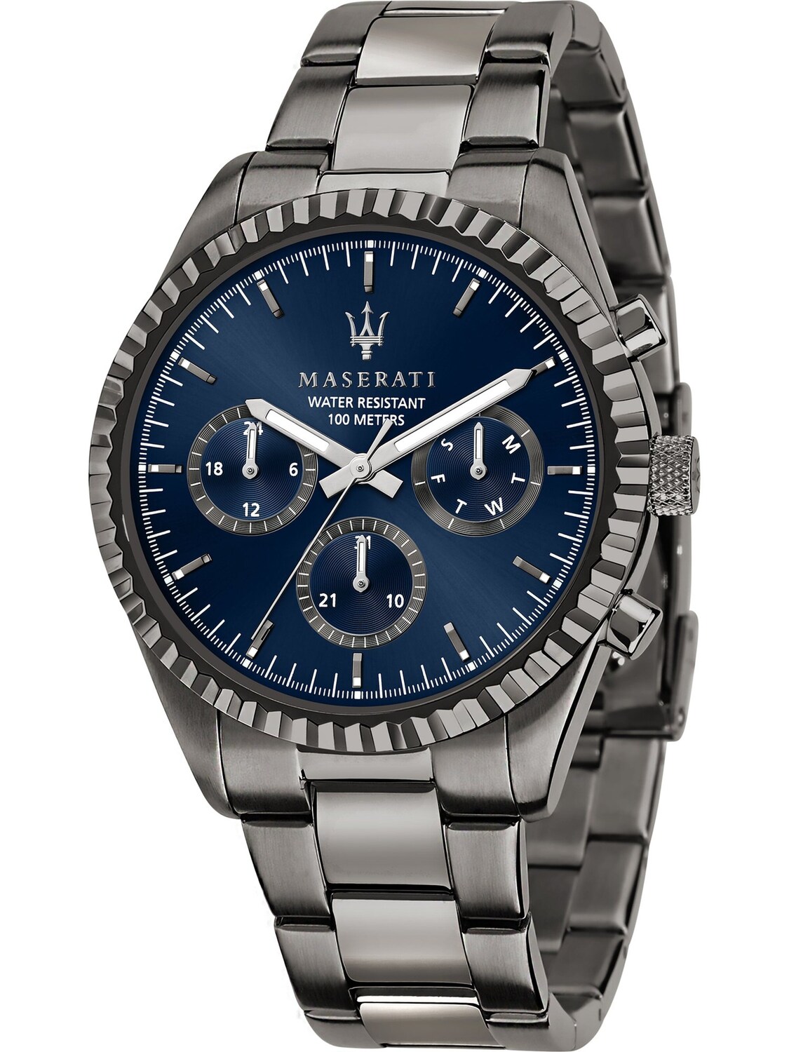 

Maserati Часы Analog 'Competizione' в серебристо-сером цвете