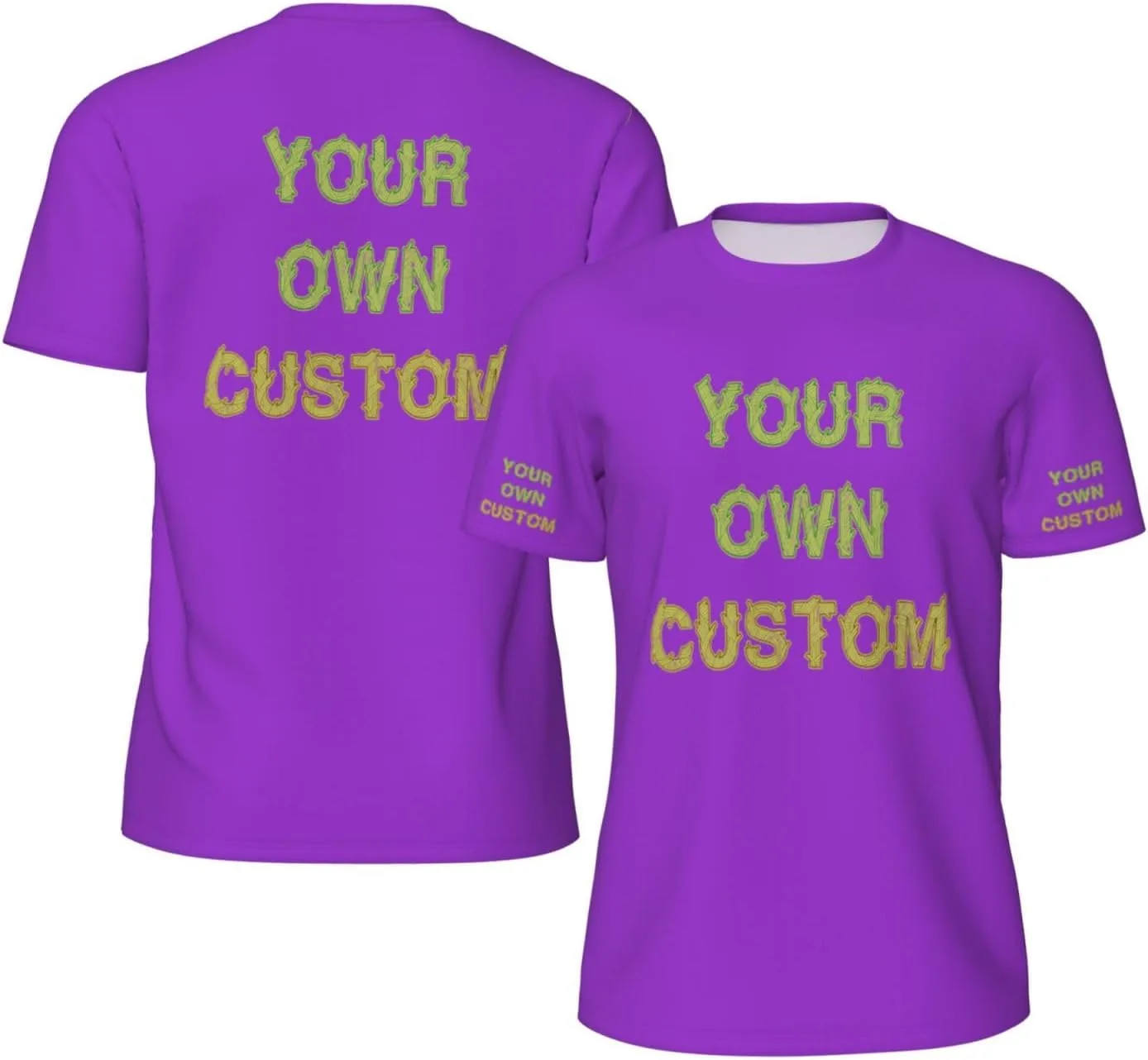 

Футболка Custom с принтом на 4 сторонах