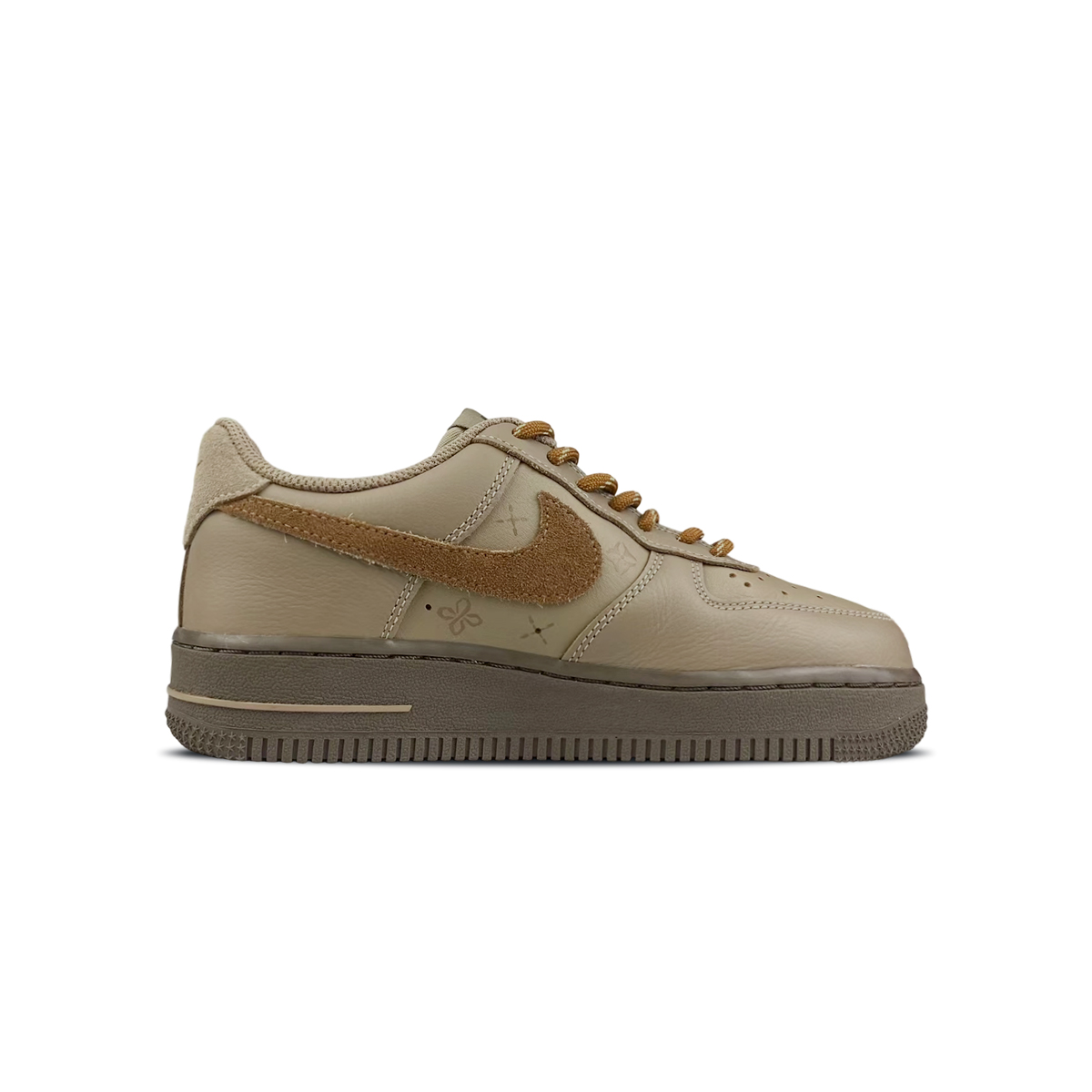 Air Force 1 Lv8 BNK Timber, с фирменным штампом устойчивые к истиранию низкие кроссовки для скейтбординга Unisex Nike, Timber Imprint-Shopping Bag — фото 4