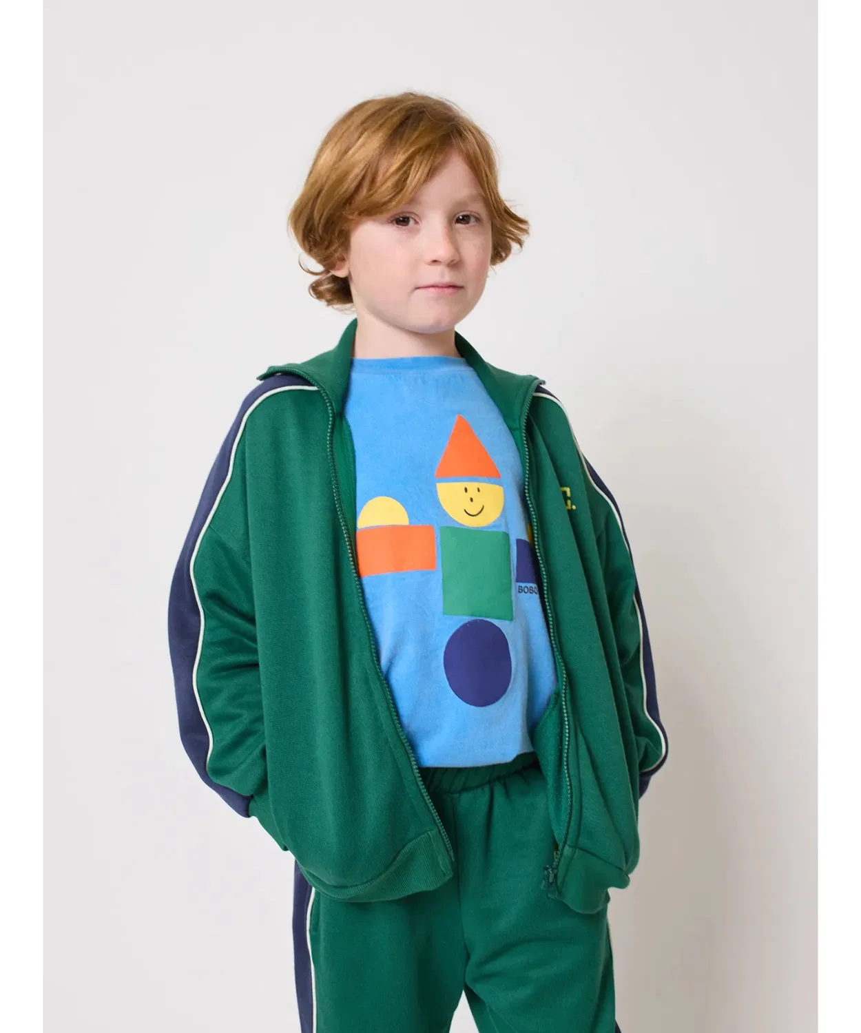 Толстовка спортивная BOBO CHOSES BC tracksuit jacket, тёмно-зелёная — фото 2