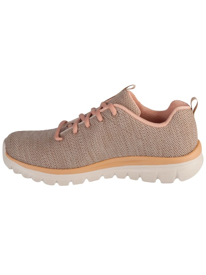 Низкие кроссовки Skechers Graceful Twisted Fortune, бежевый — фото 2