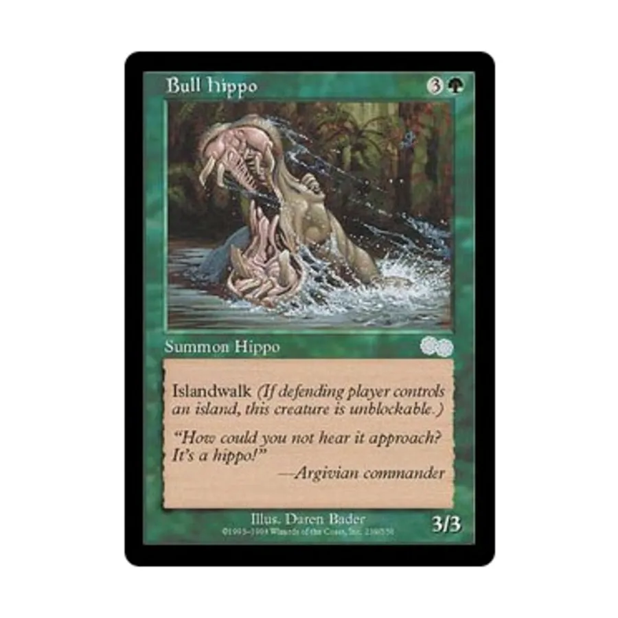 

CCG Бык Бегемот (U), MTG - Urza's Saga