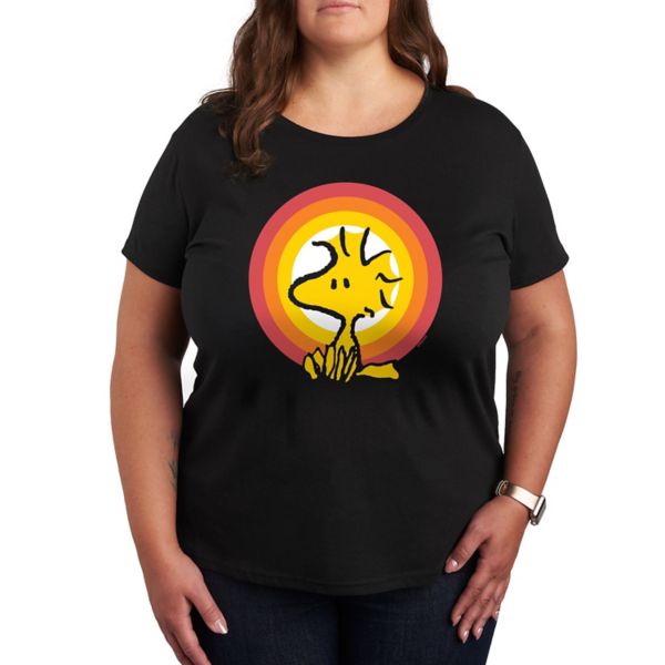 

Футболка с принтом Woodstock Sunset и арахисом Licensed Character, черный