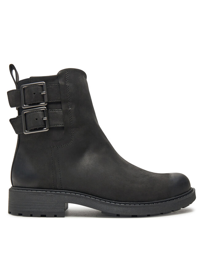 Ботильоны на плоской подошве Clarks, черный