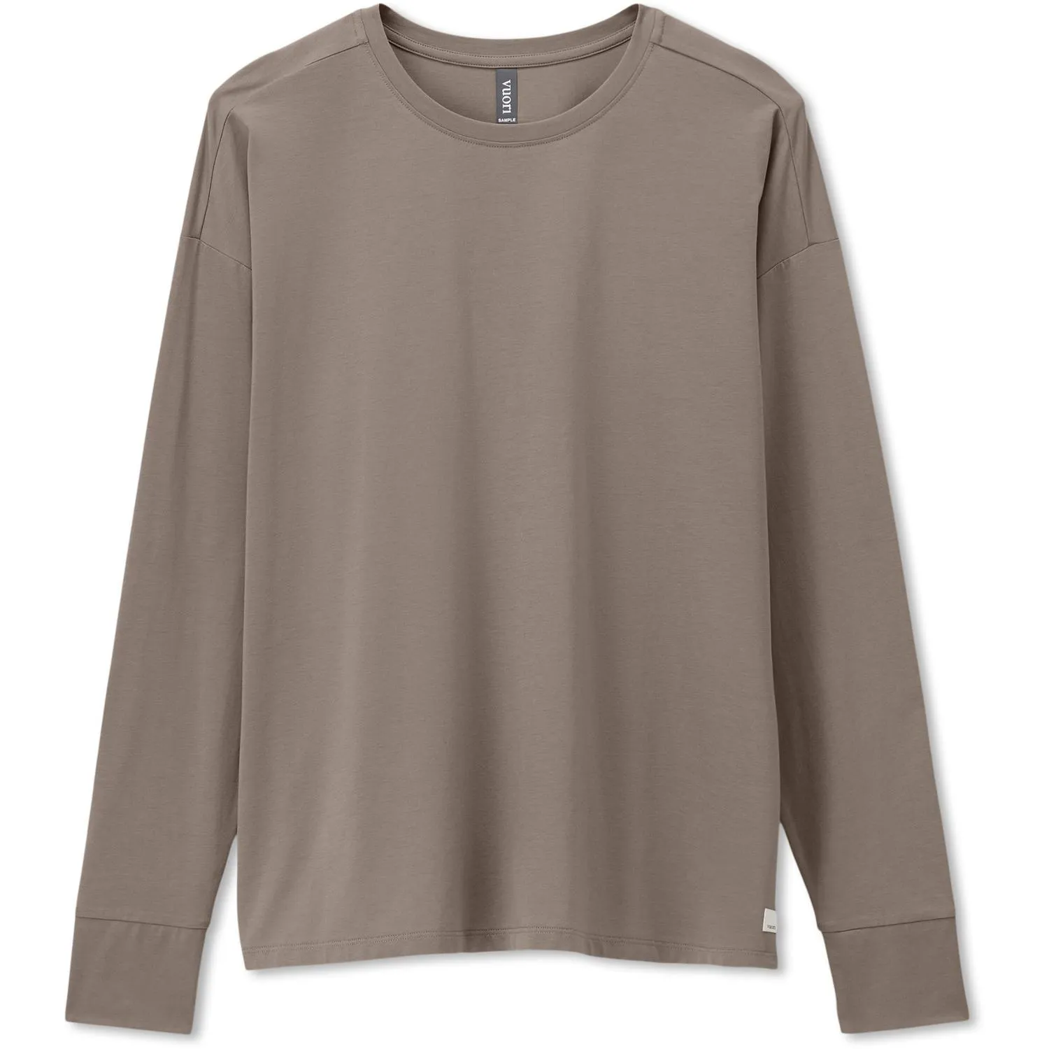 

Женская футболка с длинным рукавом и перьями Vuori, Smokey Taupe