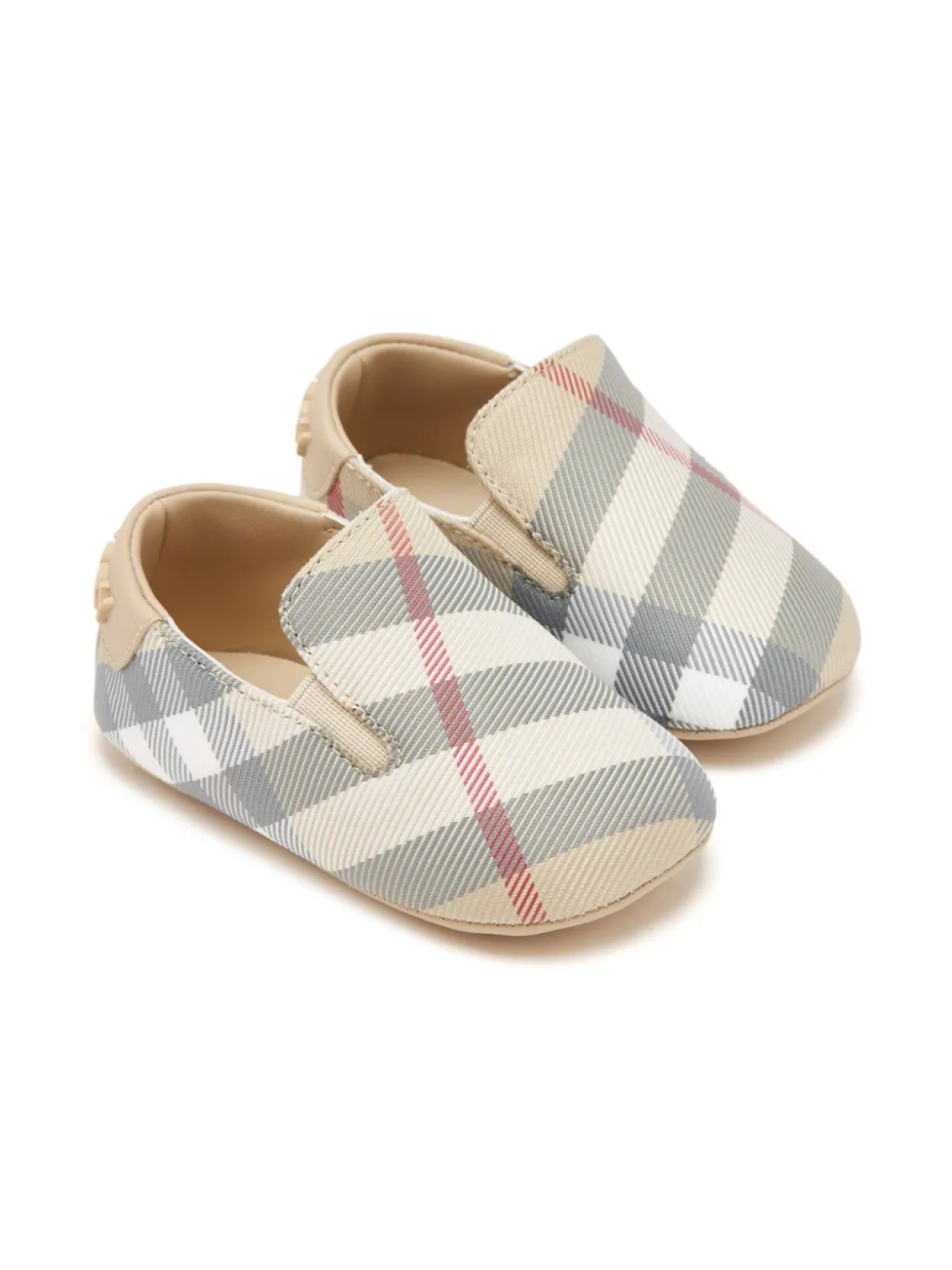 

Burberry Kids пинетки в клетку, нейтральный