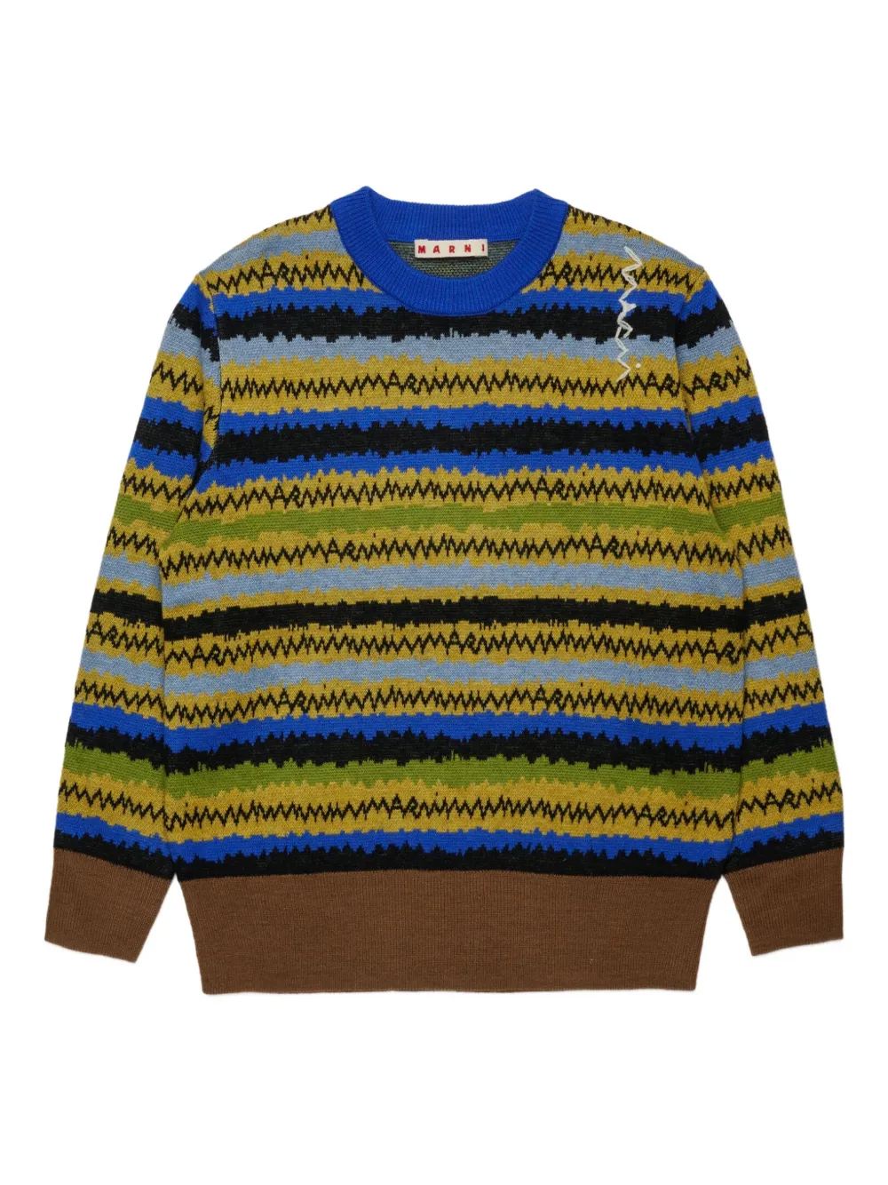 

Джемпер в полоску Marni Kids, синий