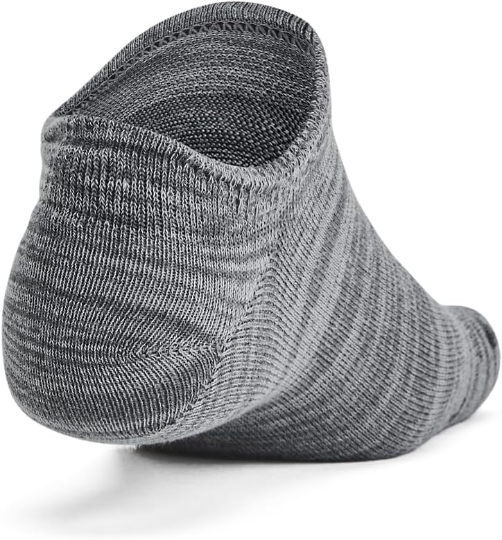 Under Armour Kids' Essential 2.0 легкие носки ноу-шоу (6 пар), (025) Castlerock/Castlerock/Anthracite — фото 3