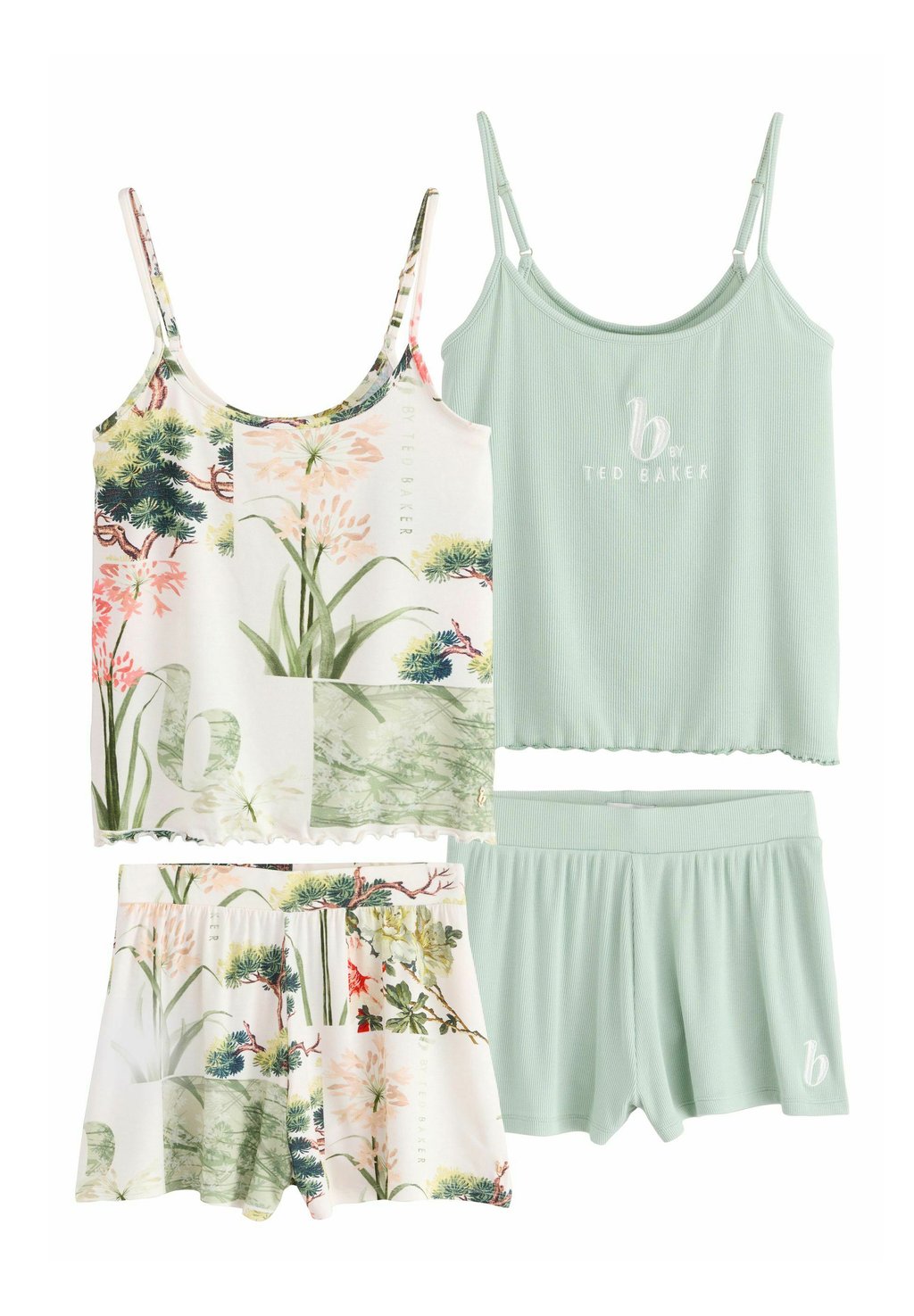 

Пижамный комплект REGULAR FIT -SHORTS SET 2 PACK - Pyjamas B by Ted Baker, зеленый