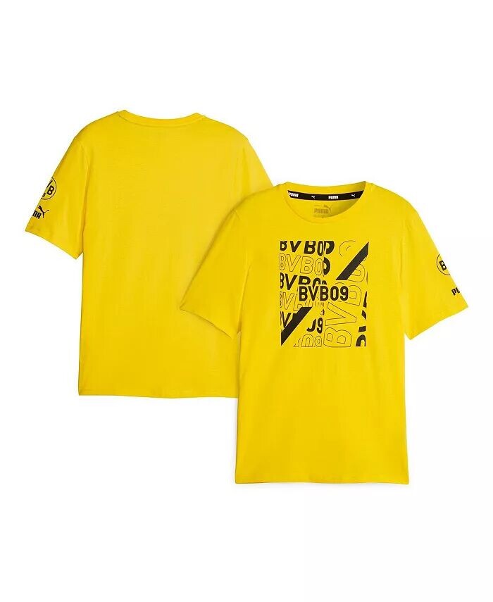 

Мужская желтая футболка Borussia Dortmund Ftbl Core с рисунком Puma, желтый
