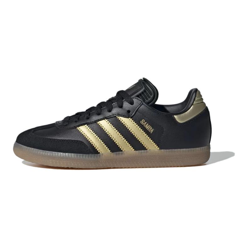 

Adidas Samba Лионель Месси XJ «Triunfo Dorado», Core Black/Metal Gold/Bubble Gum