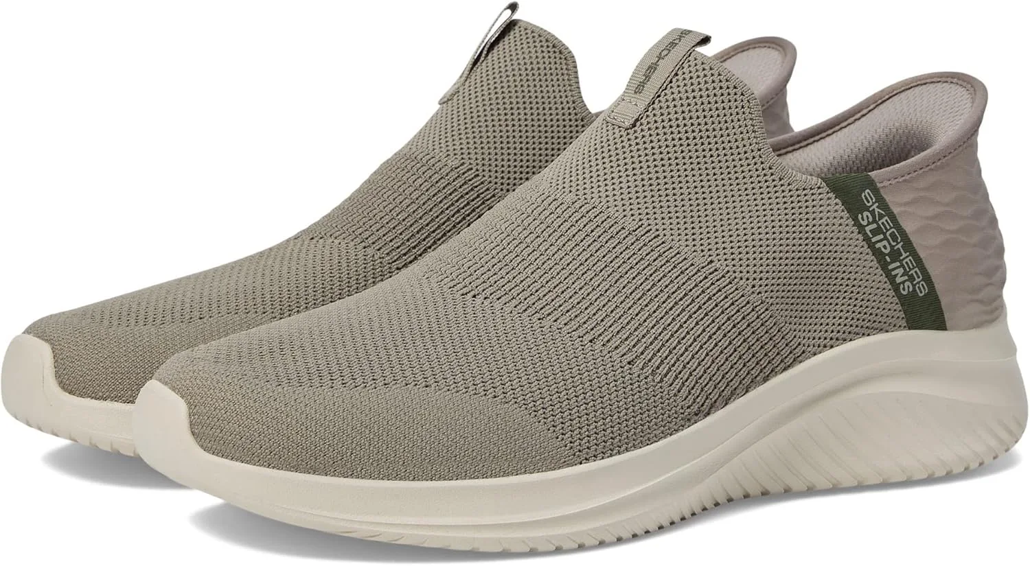 Мужские кроссовки Skechers, спортивная обувь, коричневый/оливковый