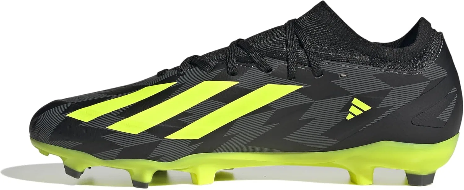 Кроссовки Adidas X CRAZYFAST INJ.3 FG унисекс для взрослых, Core Black Team Solar Yellow 2 Grey Five — фото 4