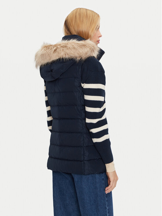 Утепленный жилет regular fit Heritage WW0WW43634 Tommy Hilfiger, синий — фото 3