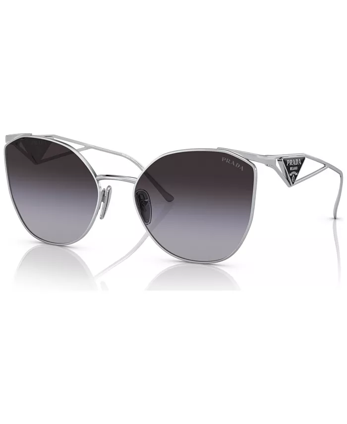 

Женские солнцезащитные очки Irregular, модель PR 50ZS PRADA, серебряный