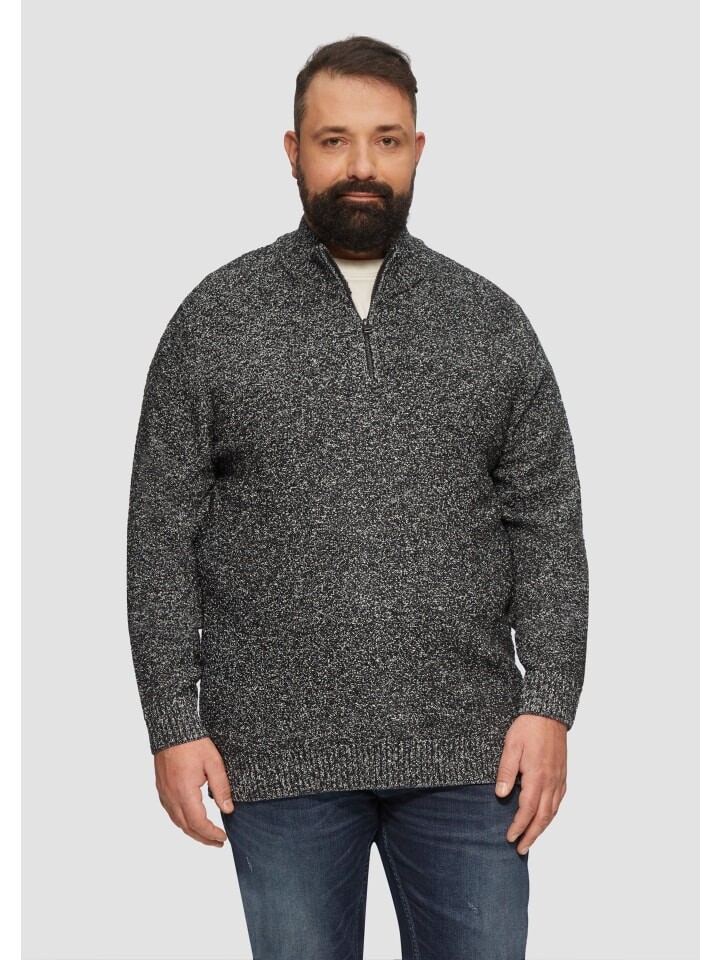 

Пуловер s.Oliver Strickpullover langarm, черный