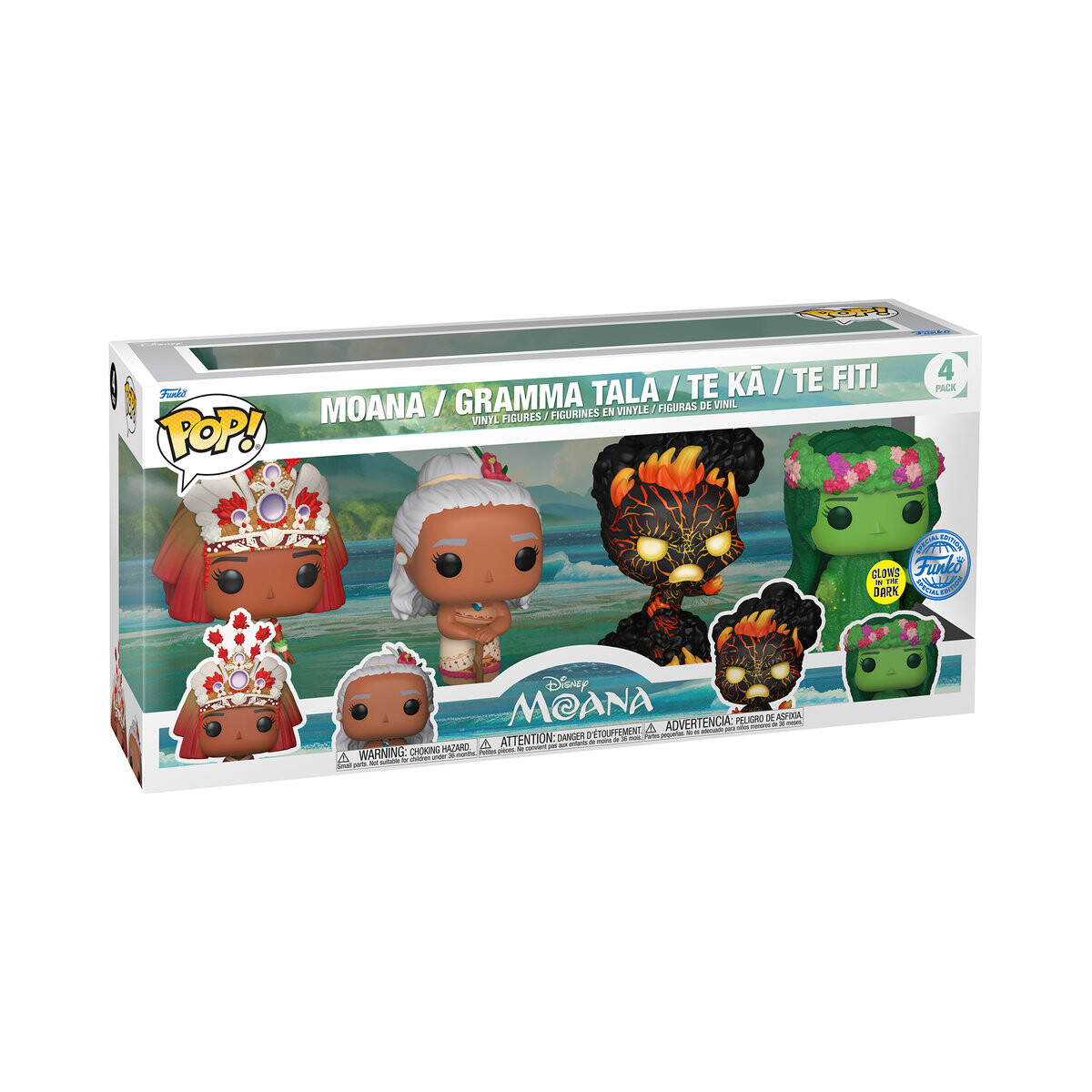 

Funko POP! Дисней, коллекционная фигурка, Моана, 4шт