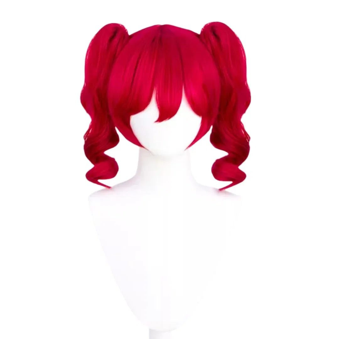 Косплей-парик «Kasane Teto» с двойной косой от Meserizer, сине-красный Xingbiyou, Red