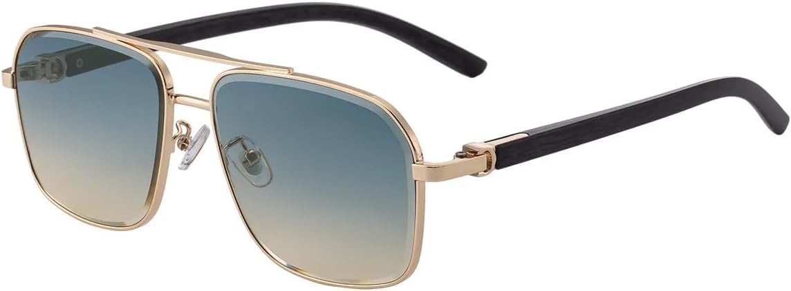 

Солнцезащитные очки для мужчин и женщин - защита UV400 - двойная перемычка, большая оправа, градиентные линзы, для занятий спортом на открытом воздухе и вождения DSVIGF, Tyj503-6