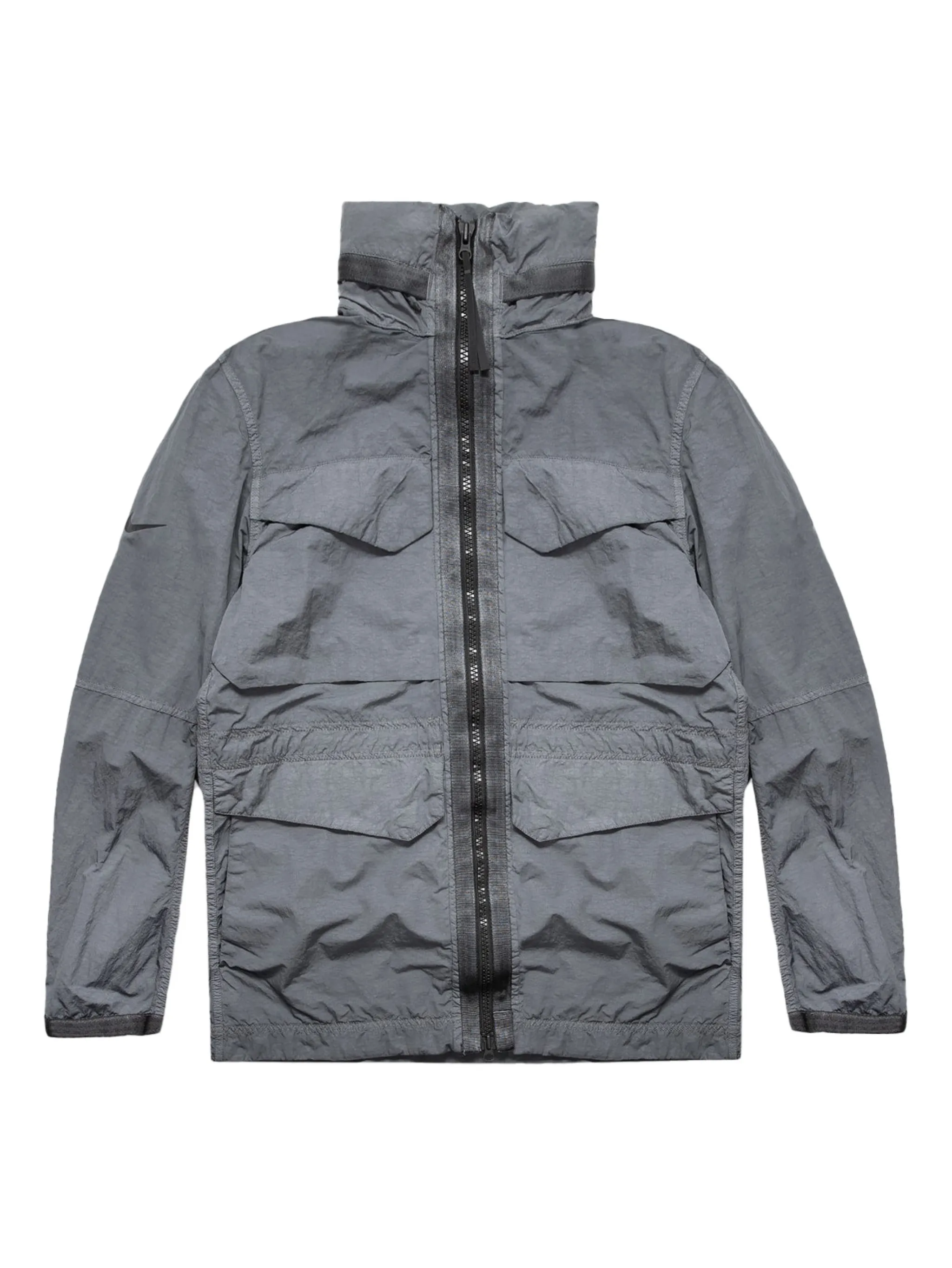 Мужская спортивная куртка Tech Pack High-Density M65 на молнии "Темно-Серо - черный" Nike