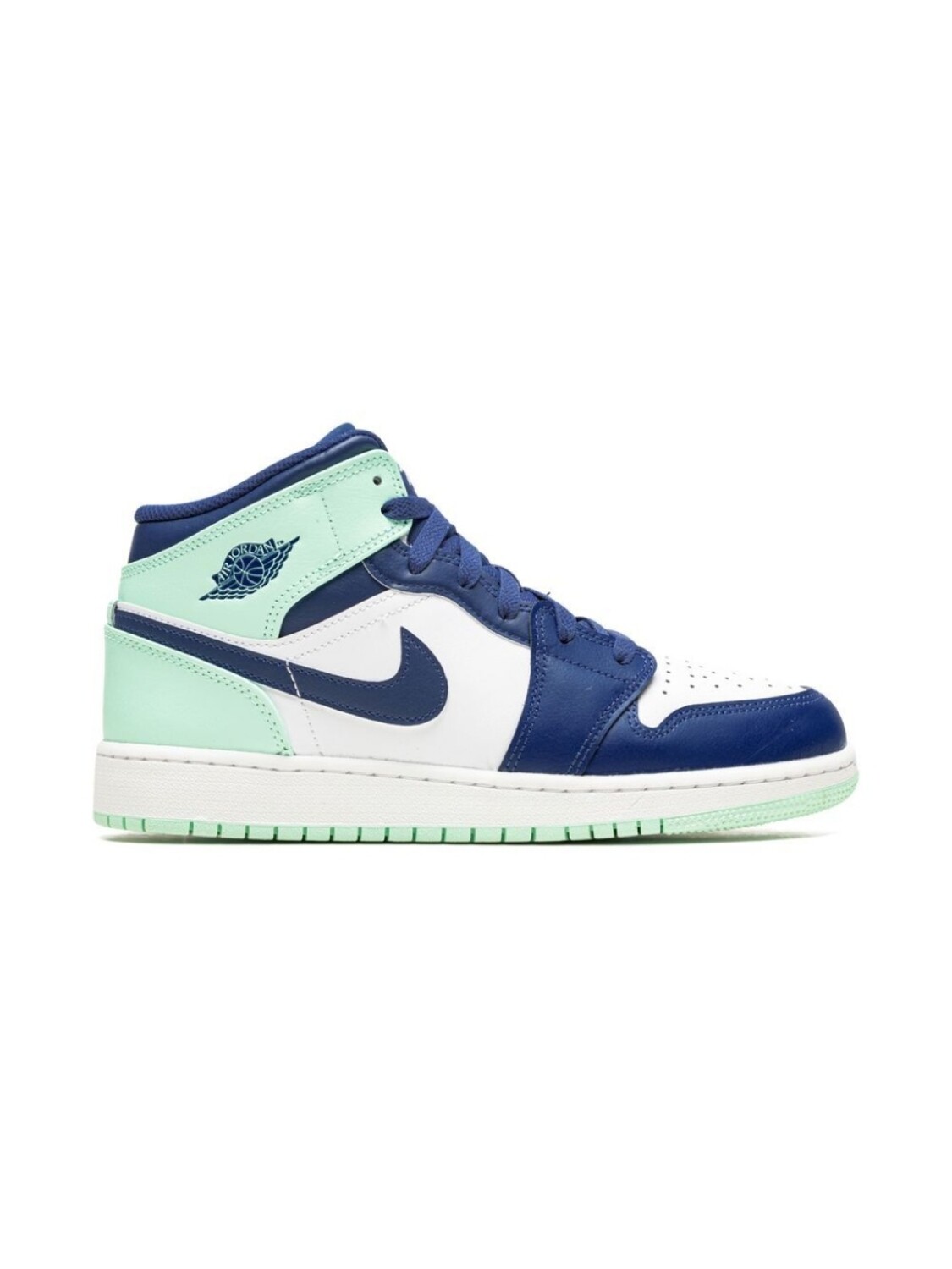 Jordan кроссовки Air Jordan 1 Mid Blue Mint, синий — фото 2