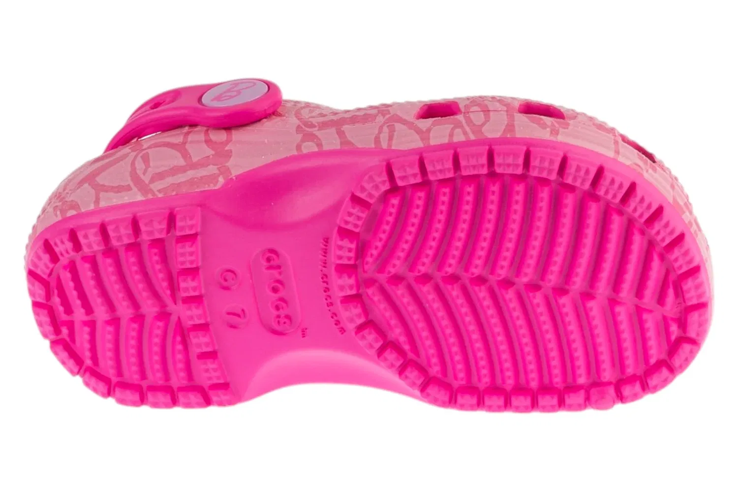 Тапочки для бассейна, Barbie, Crocs, розовый — фото 4