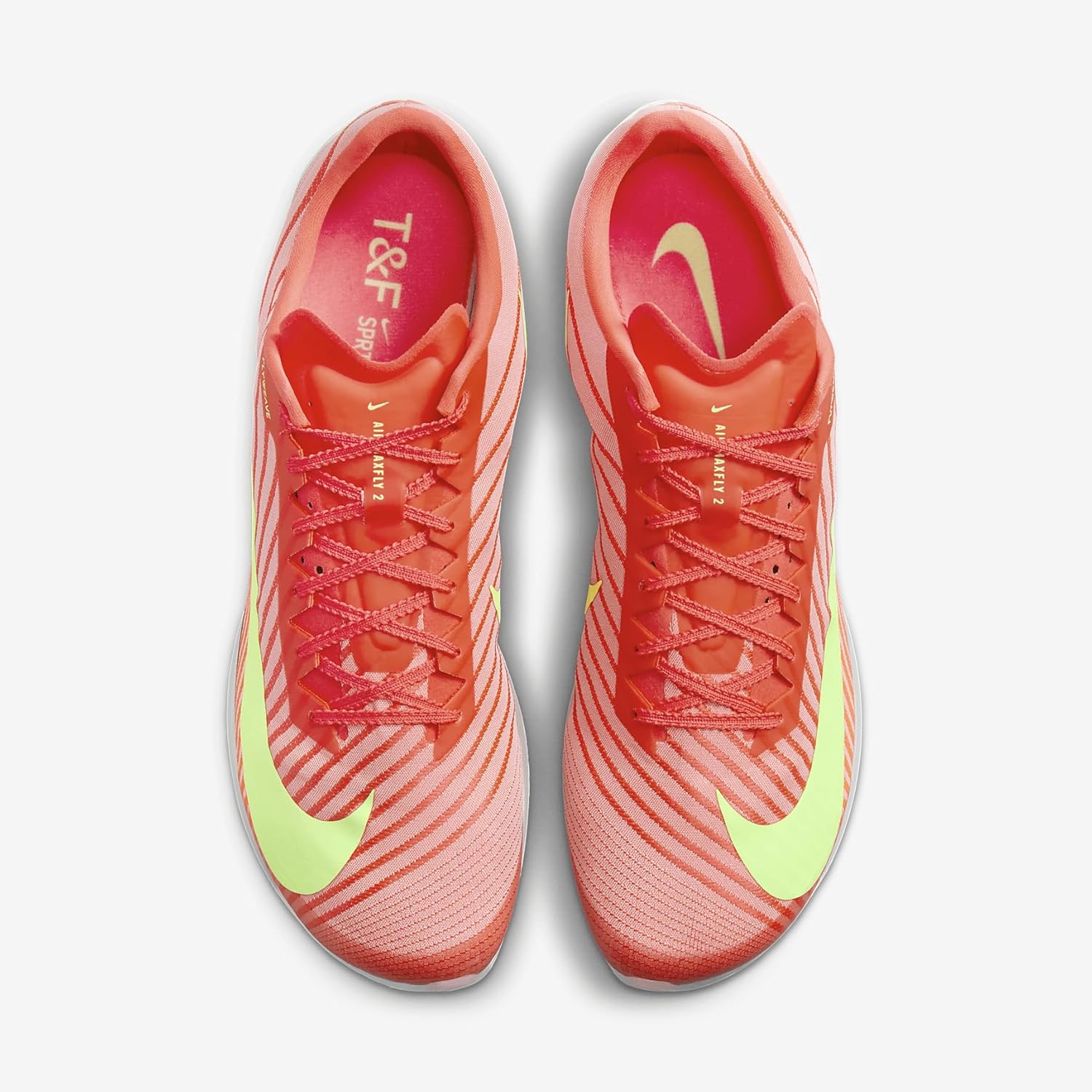Легкоатлетические бутсы для бега Nike Air Zoom Maxfly 2, Red Stardust/Pale Ivory-Red Sepia (All) — фото 4