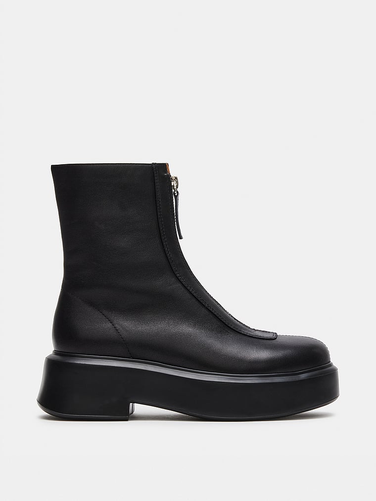 Ботильоны Jones из черной кожи с застежкой-молнией Steve Madden, черный
