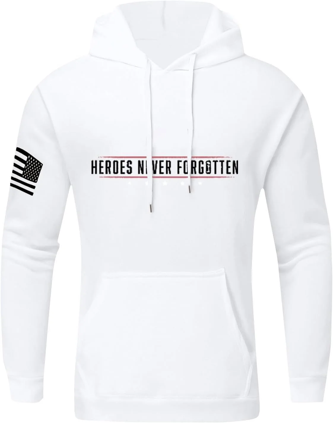 

Толстовка с капюшоном для мужчин, принт, карманы